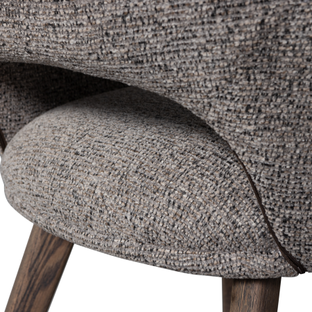 Scaun dining Murat, poliester, taupe, 86 x 61 x 60 cm, WOOOD 377492-TM [6]