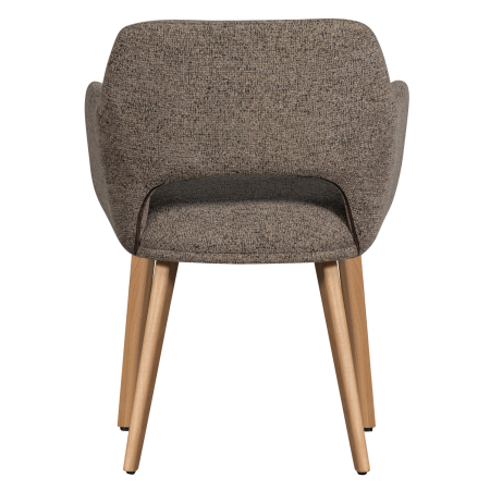 Scaun dining Murat, poliester, taupe, 86 x 61 x 60 cm, WOOOD 377492-TN [4]