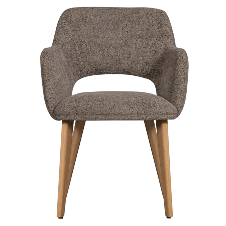 Scaune - Scaun dining Murat, poliester, taupe, 86 x 61 x 60 cm, WOOOD 377492-TN