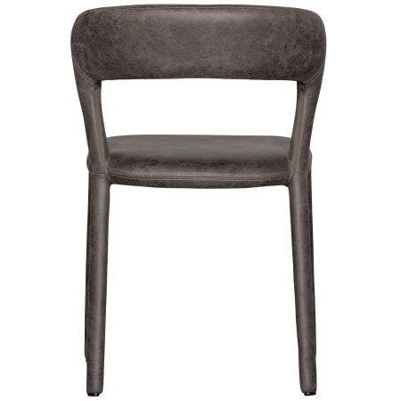 Scaun dining Noble, piele ecologica (PU), negru/gri, 76 x 51 x 56 cm, WOOOD 801419-G [5]
