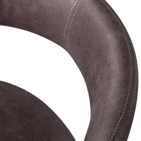 Scaun dining Noble, piele ecologica (PU), negru/gri, 76 x 51 x 56 cm, WOOOD 801419-G [7]