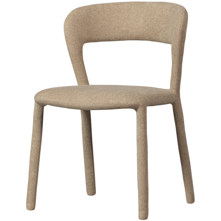 Scaune - Scaun dining Noble, tesatura, nisipiu, 76 x 51 x 56 cm, WOOOD 801419-Z
