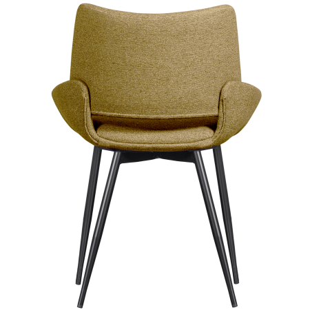Scaun dining Parade, tesatura, mustar, 83 x 58 x 55 cm, WOOOD 801384-M [4]
