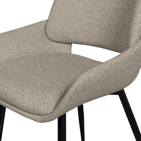 Scaun dining Parade, tesatura, nisipiu, 83 x 58 x 55 cm, WOOOD 801384-Z [6]