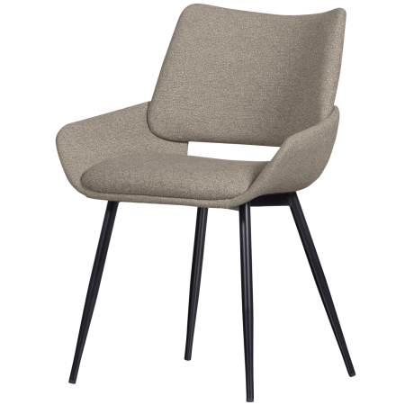 Mobilier - Scaun dining Parade, tesatura, nisipiu, 83 x 58 x 55 cm, WOOOD 801384-Z