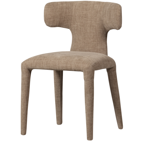 Scaune - Scaun dining Permit, tesatura, nisipiu, 78 x 52 x 53 cm, WOOOD 801420-Z