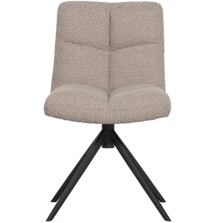 Scaun dining pivotant Vinny, boucle, nisipiu, 80 x 48 x 45 cm, WOOOD 377330-Z [2]