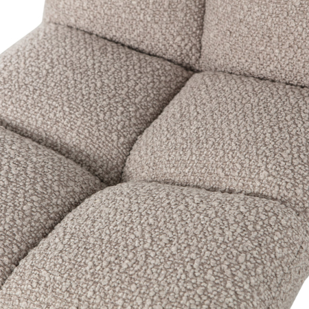Scaun dining pivotant Vinny, boucle, nisipiu, 80 x 48 x 45 cm, WOOOD 377330-Z [6]