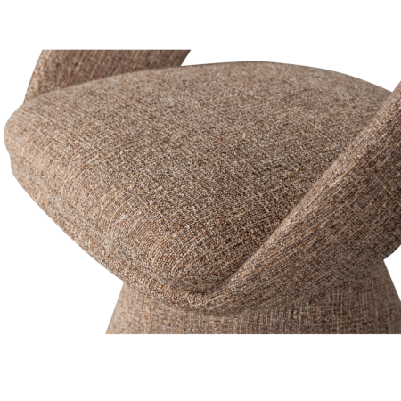 Scaun dining pivotant Winter, poliester, natur melanj, 80 x 63 x 57 cm, WOOOD 377493-N [6]