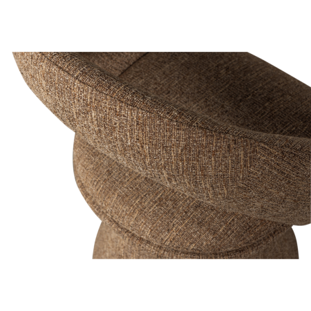 Scaun dining pivotant Winter, poliester, nisipiu melanj, 80 x 63 x 57 cm, WOOOD 377493-Z [6]
