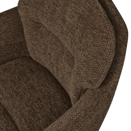 Scaun dining Runa, chenille, maro cald, 82 x 57 x 59 cm, WOOOD 375064-W [6]