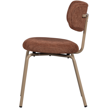 Scaun dining Travis, tesatura, maro, 75 x 48 x 53 cm, WOOOD 377497-B [3]
