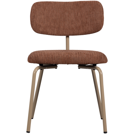 Scaun dining Travis, tesatura, maro, 75 x 48 x 53 cm, WOOOD 377497-B [2]