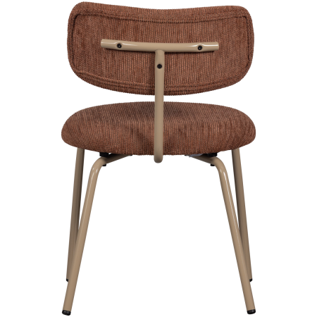 Scaun dining Travis, tesatura, maro, 75 x 48 x 53 cm, WOOOD 377497-B [4]