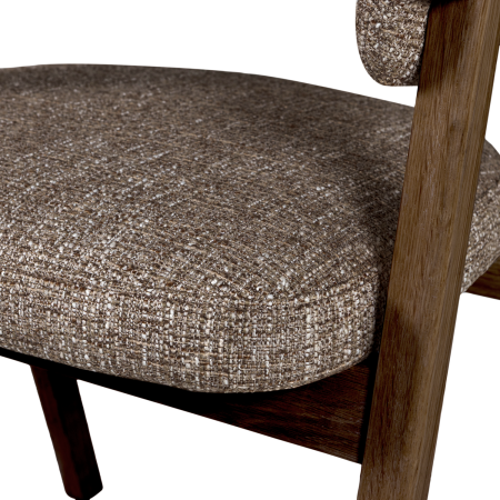 Scaun dining Tunar, lemn de stejar, maro, 77 x 60 x 60 cm, WOOOD 377757-D [7]