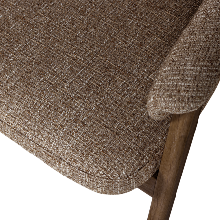 Scaun dining Tunar, lemn de stejar, maro, 77 x 60 x 60 cm, WOOOD 377757-D [6]