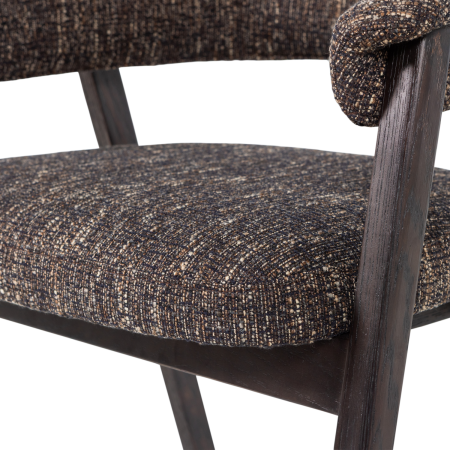 Scaun dining Tunar, lemn de stejar, maro inchis, 77 x 60 x 60 cm, WOOOD 377757-B [7]