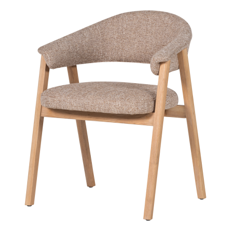 Scaune - Scaun dining Tunar, lemn de stejar, natur, 77 x 60 x 60 cm, WOOOD 377757-N