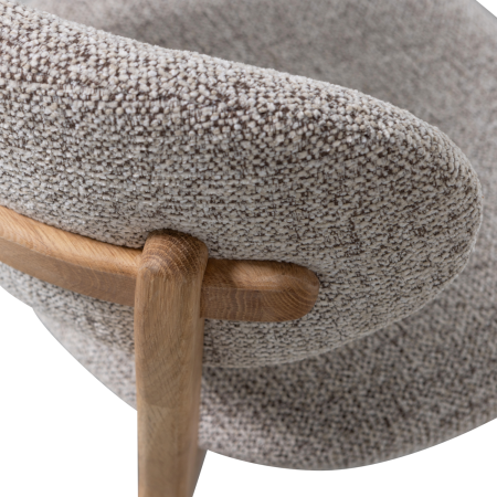 Scaun dining Udar, poliester, natur, 82 x 51 x 60 cm, WOOOD 377489-N [6]