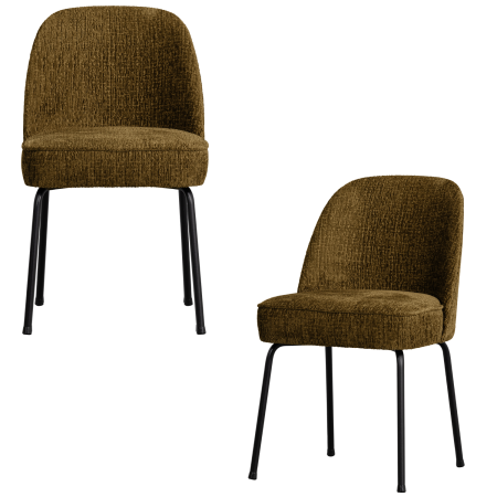 Scaun dining Vogue, poliester, alama, 83 x 50 x 57 cm, WOOOD 800816-BR [4]