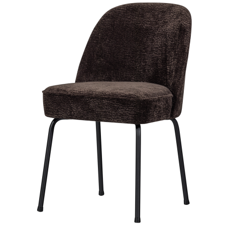 Scaune - Scaun dining Vogue, poliester, maro inchis, 83 x 50 x 57 cm, WOOOD 800816-DB