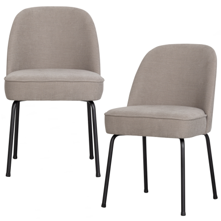 Scaun dining Vogue, poliester, nisipiu, 83 x 50 x 57 cm, WOOOD 800816-S [6]
