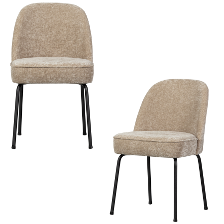 Scaun dining Vogue, poliester, nisipiu, 83 x 50 x 57 cm, WOOOD 800816-SA [6]