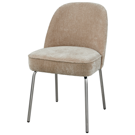 Scaune - Scaun dining Vogue, poliester, nisipiu, 83 x 50 x 57 cm, WOOOD 800816-SAC