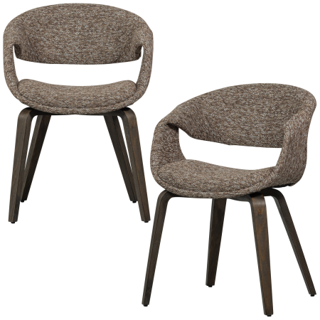 Scaun dining Yossi, poliester, maro, 78 x 57 x 57 cm, WOOOD 377505-BD [5]