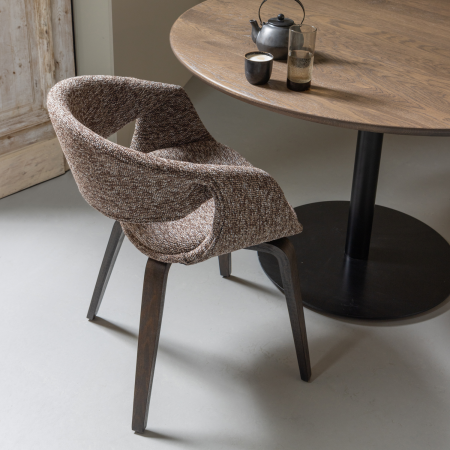 Scaun dining Yossi, poliester, maro, 78 x 57 x 57 cm, WOOOD 377505-BD [1]