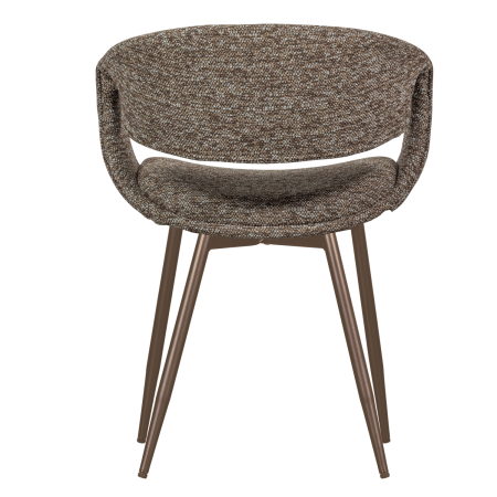 Scaun dining Yossi, poliester, maro, 78 x 57 x 57 cm, WOOOD 377505-BK [4]