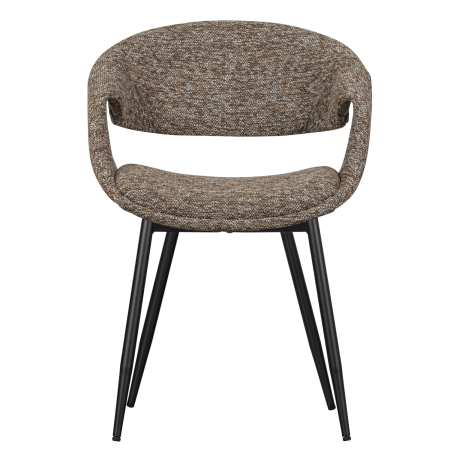 Scaun dining Yossi, poliester, maro, 78 x 57 x 57 cm, WOOOD 377505-BZ [2]