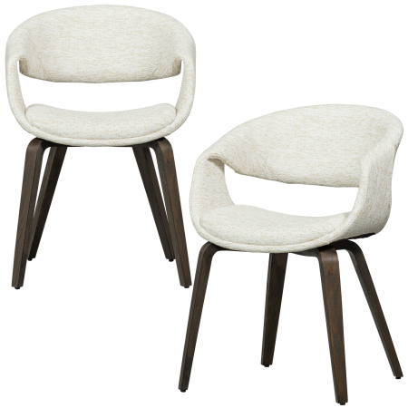 Scaun dining Yossi, poliester, natur, 78 x 57 x 57 cm, WOOOD 377505-ND [5]