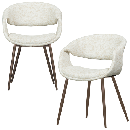 Scaun dining Yossi, poliester, natur, 78 x 57 x 57 cm, WOOOD 377505-NK [5]