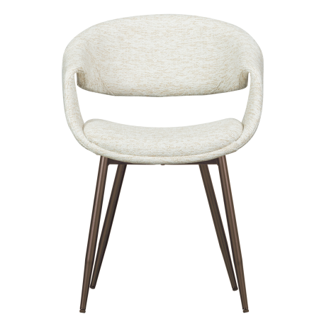Scaun dining Yossi, poliester, natur, 78 x 57 x 57 cm, WOOOD 377505-NK [2]