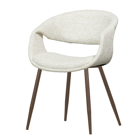 Scaune - Scaun dining Yossi, poliester, natur, 78 x 57 x 57 cm, WOOOD 377505-NK