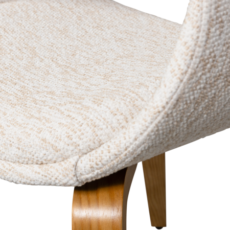 Scaun dining Yossi, poliester, natur, 78 x 57 x 57 cm, WOOOD 377505-NN [6]