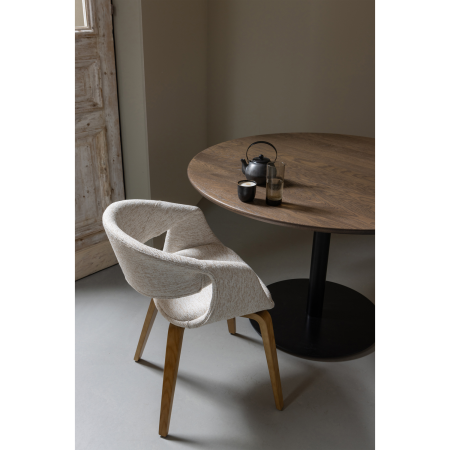 Scaun dining Yossi, poliester, natur, 78 x 57 x 57 cm, WOOOD 377505-NN [1]