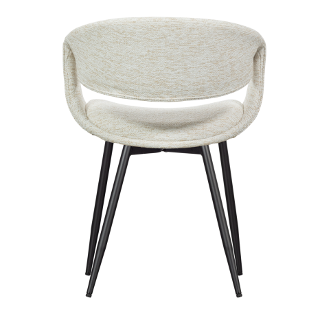 Scaun dining Yossi, poliester, natur/negru, 78 x 57 x 57 cm, WOOOD 377505-NZ [4]