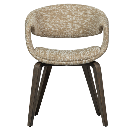 Scaun dining Yossi, poliester, nisipiu, 78 x 57 x 57 cm, WOOOD 377505-ZD [2]