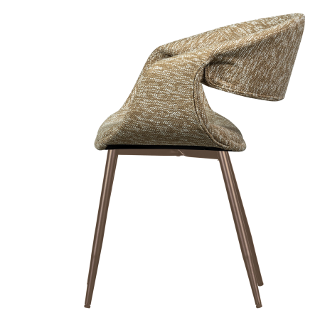 Scaun dining Yossi, poliester, nisipiu, 78 x 57 x 57 cm, WOOOD 377505-ZK [3]