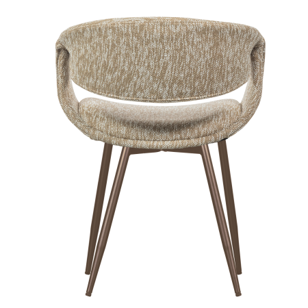 Scaun dining Yossi, poliester, nisipiu, 78 x 57 x 57 cm, WOOOD 377505-ZK [4]