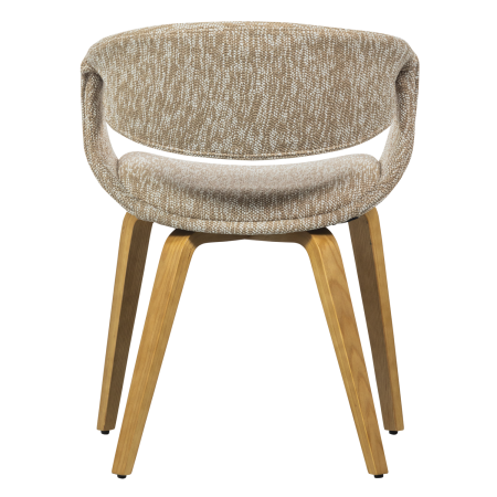 Scaun dining Yossi, poliester, nisipiu, 78 x 57 x 57 cm, WOOOD 377505-ZN [4]