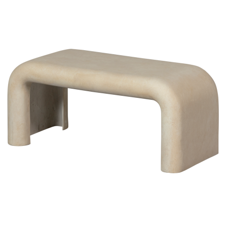 Set 2 masute de cafea Stani, argila armata cu fibra de sticla, natur, 40 x 92 x 42 cm, WOOOD 374006-N [6]
