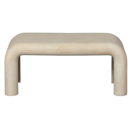 Set 2 masute de cafea Stani, argila armata cu fibra de sticla, natur, 40 x 92 x 42 cm, WOOOD 374006-N [5]