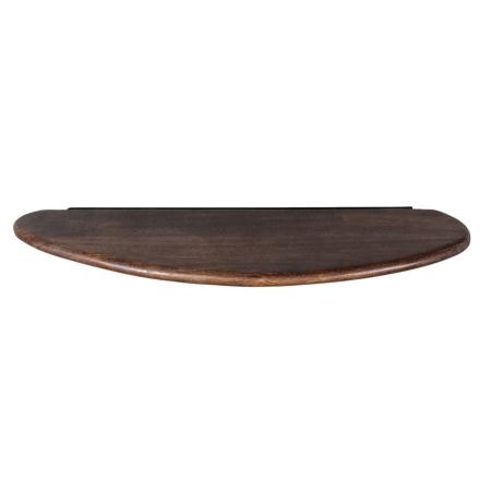 Set 2 rafturi de perete Layer, lemn de mango, nuc, 2 x 50 x 14 cm, WOOOD 801351-W [3]