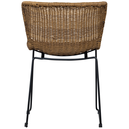 Set 2 scaune de gradina Wings, ratan sintetic, natur, 78 x 55 x 54 cm, WOOOD 378616-NA [5]