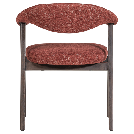 Set 2 scaune dining Avar, tesatura, bordo, 77 x 60 x 60 cm, WOOOD 377990-O [5]