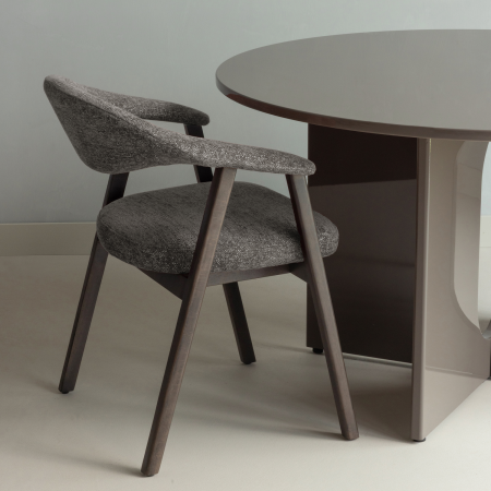 Set 2 scaune dining Avar, tesatura, gri, 77 x 60 x 60 cm, WOOOD 377990-G [1]