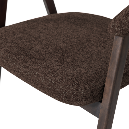 Set 2 scaune dining Avar, tesatura, maro, 77 x 60 x 60 cm, WOOOD 377990-B [7]